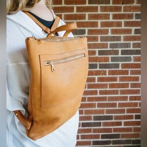 Parker Clay miramar backpack full grain leather